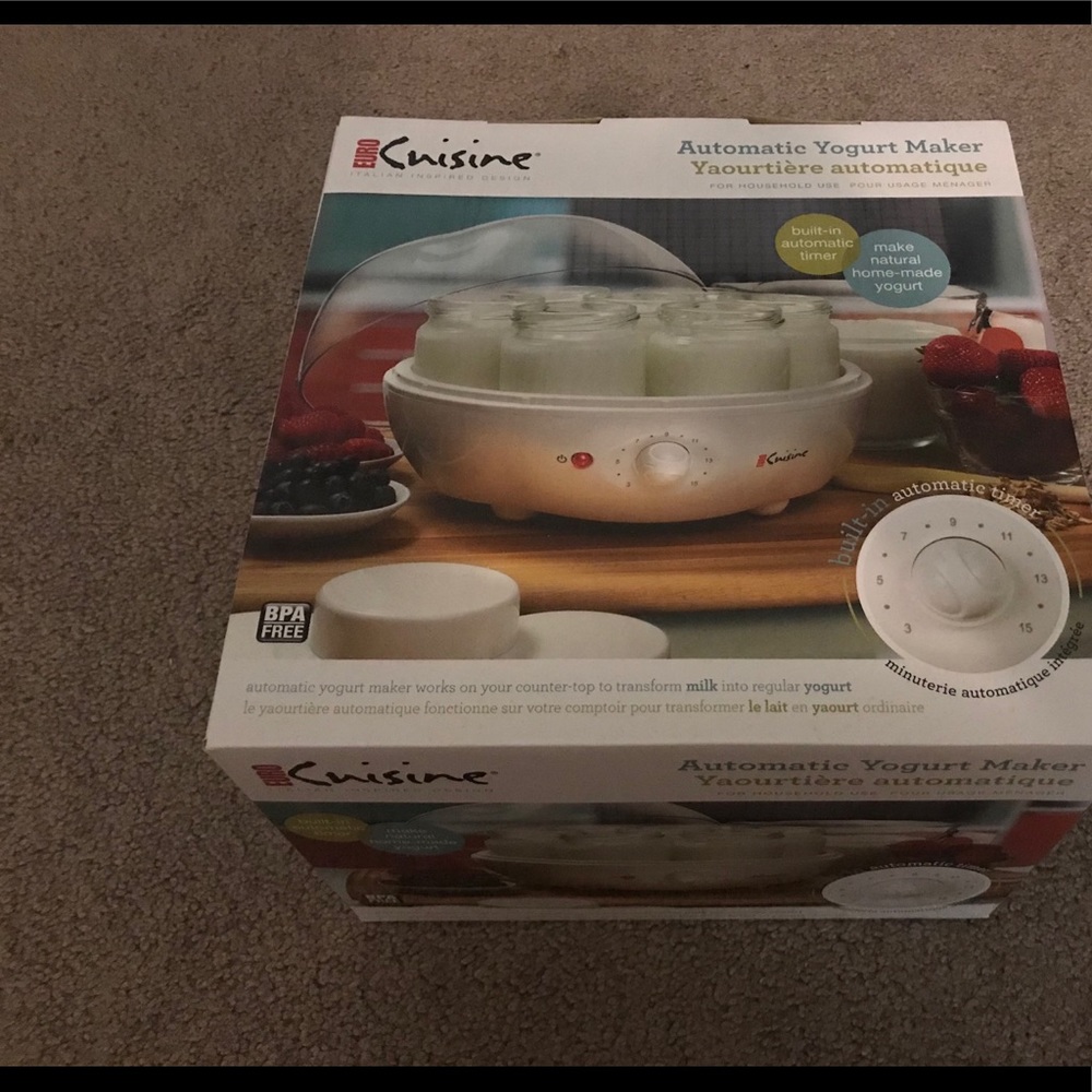 Cuisine automotive yogurt maker